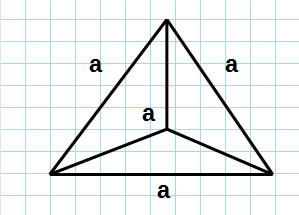 Полная площадь тетраэдра